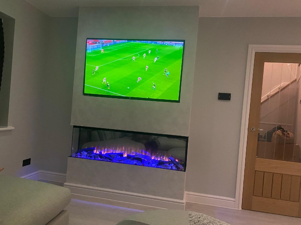 Shannan Electrical Services London - TV Feature Wall installations